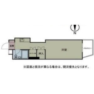 ワンルーム 間取り図