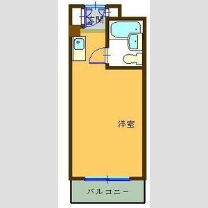 ワンルーム 間取り図