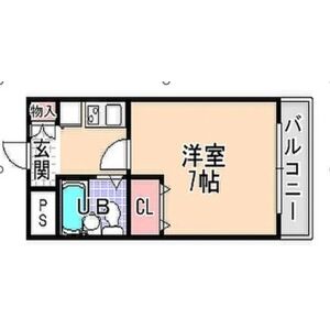 ワンルーム 間取り図