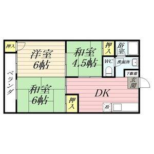 3DK 間取り図