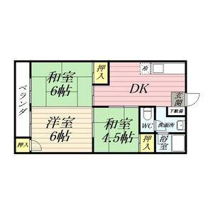 3DK 間取り図
