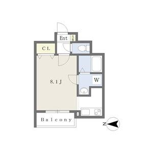 ワンルーム 間取り図