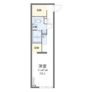 ワンルーム 間取り図