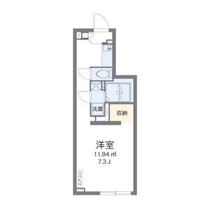 ワンルーム 間取り図