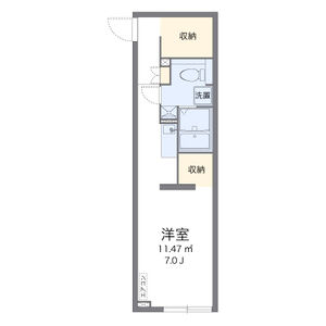 ワンルーム 間取り図