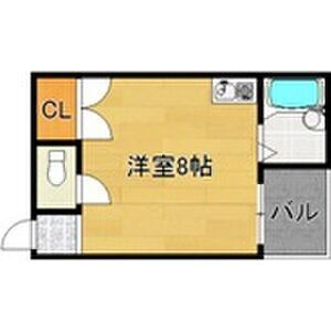 ワンルーム 間取り図