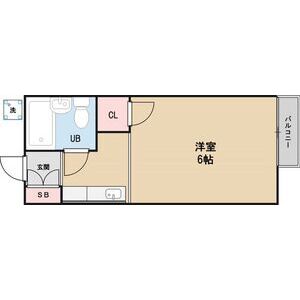 ワンルーム 間取り図