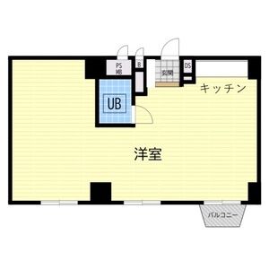 ワンルーム 間取り図