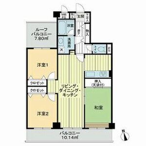 3LDK 間取り図
