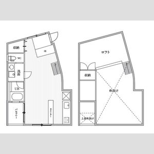 ワンルーム 間取り図