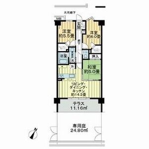 3LDK 間取り図