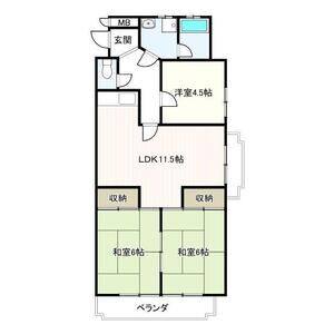 3LDK 間取り図