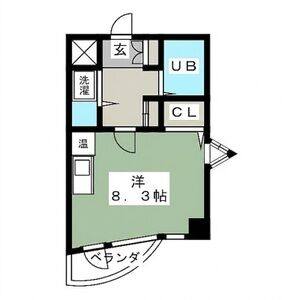 ワンルーム 間取り図