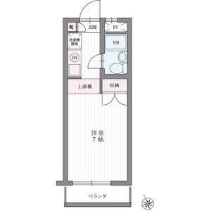 ワンルーム 間取り図