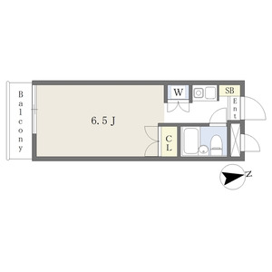 ワンルーム 間取り図
