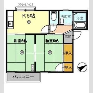 2K 間取り図