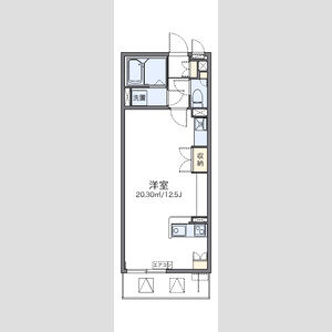 ワンルーム 間取り図
