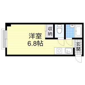 ワンルーム 間取り図
