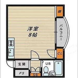 ワンルーム 間取り図