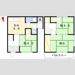 3DK 間取り図