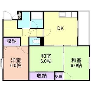 3DK 間取り図