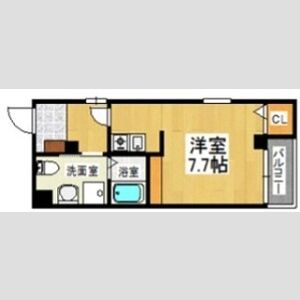 ワンルーム 間取り図
