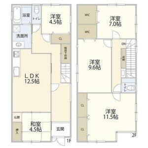 5LDK 間取り図