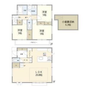 3LDK 間取り図