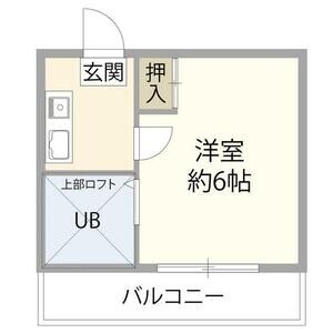 ワンルーム 間取り図