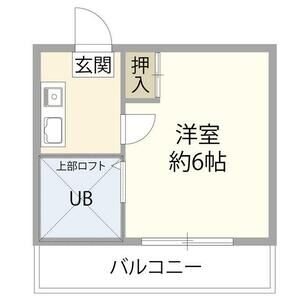 ワンルーム 間取り図