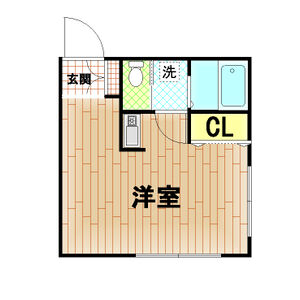 ワンルーム 間取り図