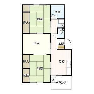 3DK 間取り図