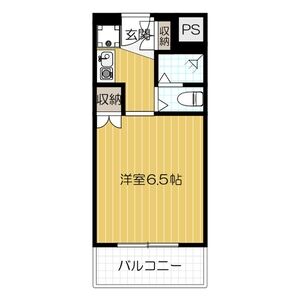 ワンルーム 間取り図