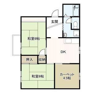 3DK 間取り図