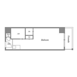ワンルーム 間取り図