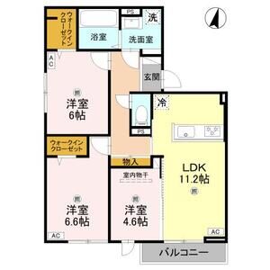 3LDK 間取り図