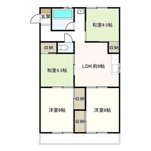 4LDK 間取り図