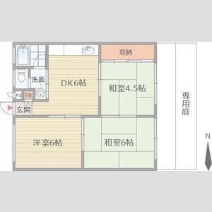 3DK 間取り図