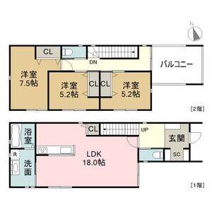 3LDK 間取り図