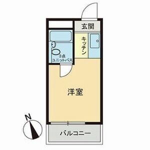 ワンルーム 間取り図