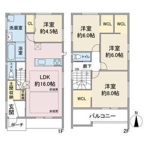 4LDK 間取り図