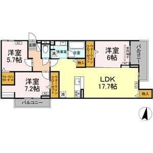 3LDK 間取り図