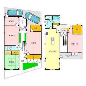 5LDK 間取り図