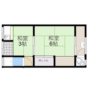 2K 間取り図