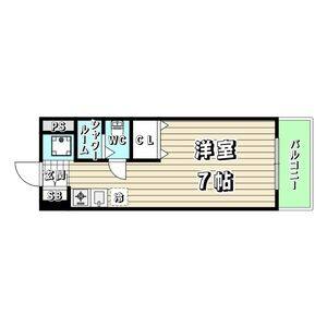 ワンルーム 間取り図