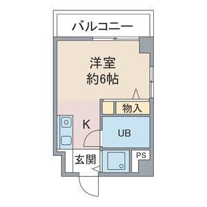 ワンルーム 間取り図
