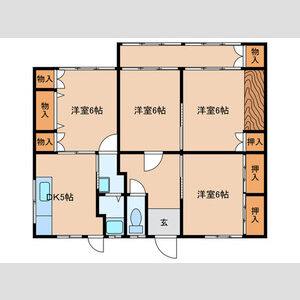 4DK 間取り図