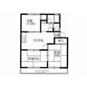 3DK 間取り図