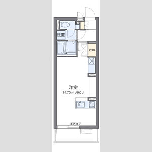ワンルーム 間取り図