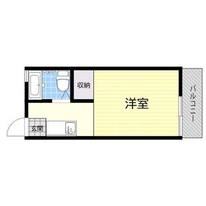ワンルーム 間取り図